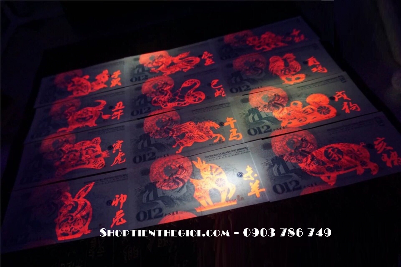 Bộ 12 con giáp kỷ niệm của Trung Quốc - TLX033